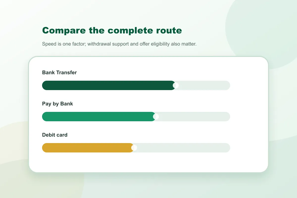Paddy Power Bank Transfer speed comparison with Irish payment alternatives