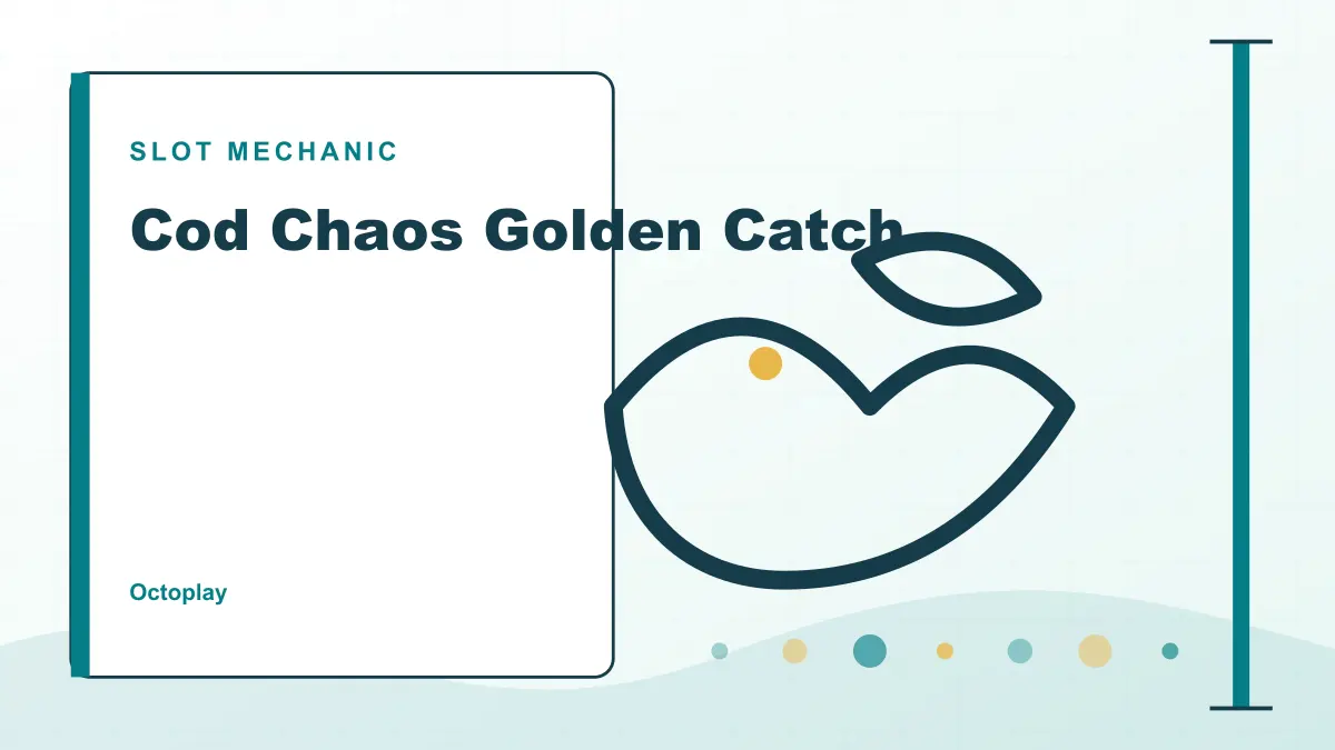 Paddy Power Cod Chaos Golden Catch slot 10 fixed lines and fish collection illustration