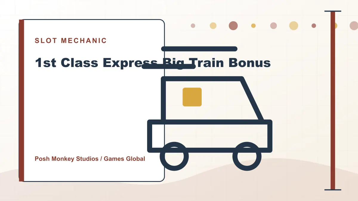 Paddy Power 1st Class Express Big Train Bonus slot library card visual
