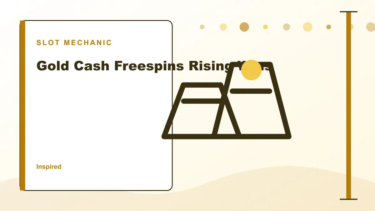 Paddy Power Gold Cash Freespins Rising Wins slot library card visual